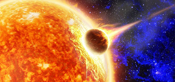Mis juhtuks, kui suur asteroid tabaks Päikest?