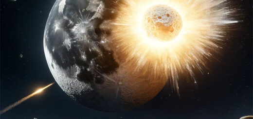 Mis juhtuks Maal, kui 500-meetrise diameetriga asteroid tabaks Kuud?