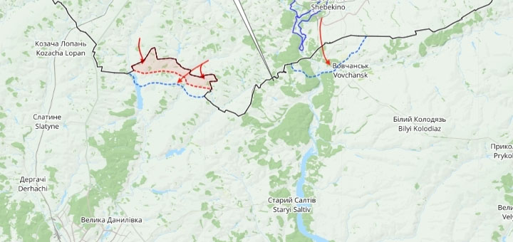Vene vägede rünnakute suund Harkivi oblastis. Täpsem info all.