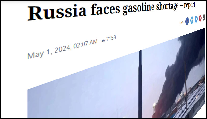 Hinnangute alusel on Venemaal juba esimesi märke kütusepuudusest (mitte segi ajada toornaftaga). 